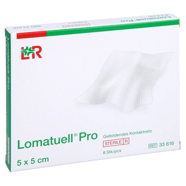 Lomatuell Pro 5x5 cm steril 8 St