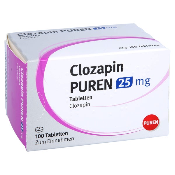 Clozapin Puren 25 mg Tabletten 100 St