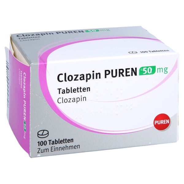 Clozapin Puren 50 mg Tabletten 100 St