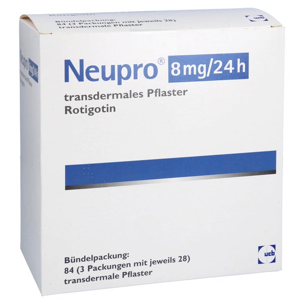 Neupro 8 Mg/24 h transdermale Pflaster 84 St