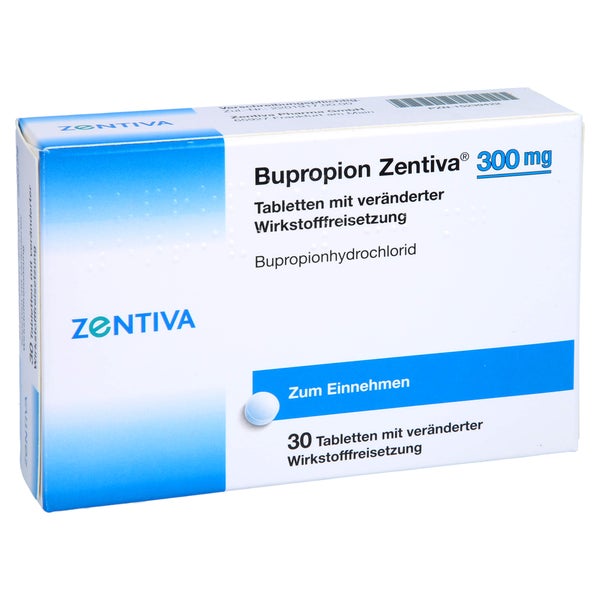 BUPROPION Zentiva 300 mg Tab.m.verä.Wst.-Frs. 30 St
