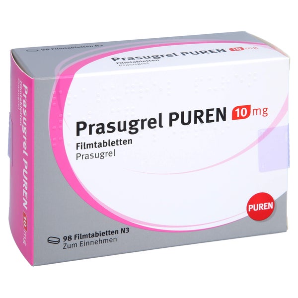 Prasugrel Puren 10 mg Filmtabletten 98 St