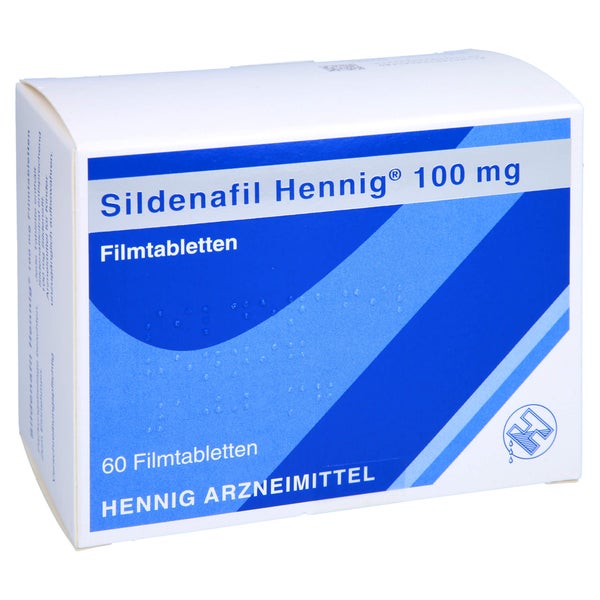 Sildenafil Hennig 100 mg Filmtabletten 60 St