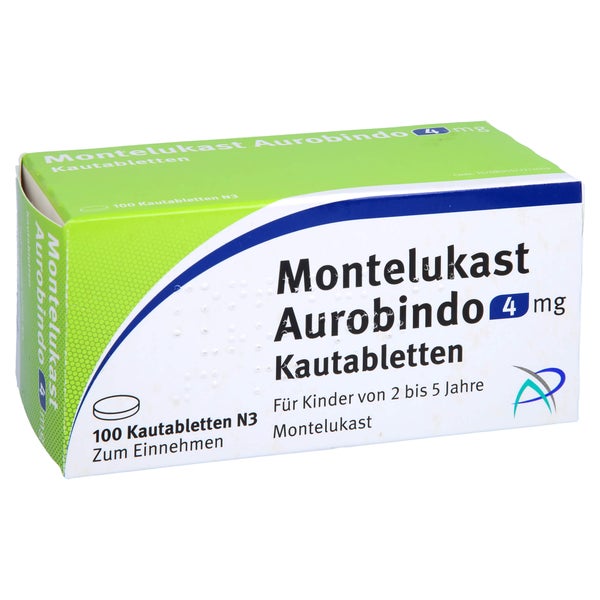 Montelukast Aurobindo 4 mg Kautabletten 100 St