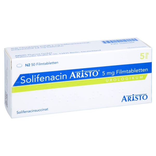 Solifenacin Aristo 5 mg Filmtabletten 50 St