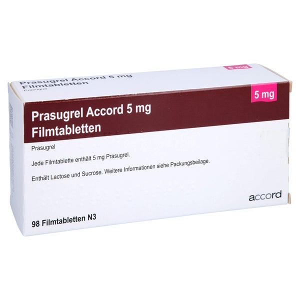Prasugrel Accord 5 mg Filmtabletten 98 St