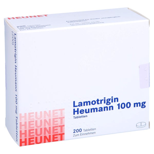 LAMOTRIGIN Heumann 100 mg Tabletten Heunet 200 St