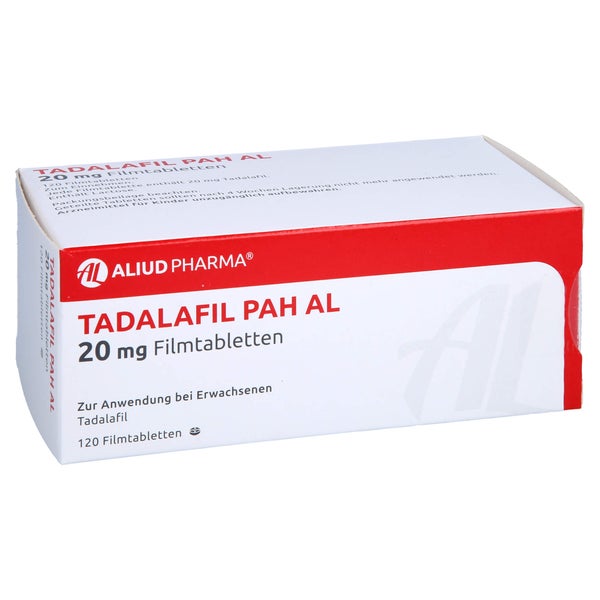 Tadalafil PAH AL 20 mg Filmtabletten 120 St