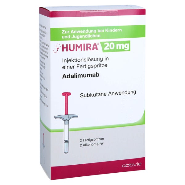 HUMIRA 20 mg/0,2 ml Injektionslösung in Fertigspr. 2 St