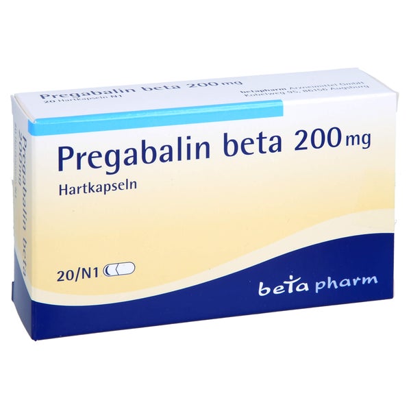 Pregabalin beta 200 mg Hartkapseln 20 St