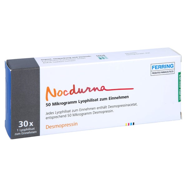 NOCDURNA 50 Mikrogramm Lyophilisat zum Einnehmen 30 St