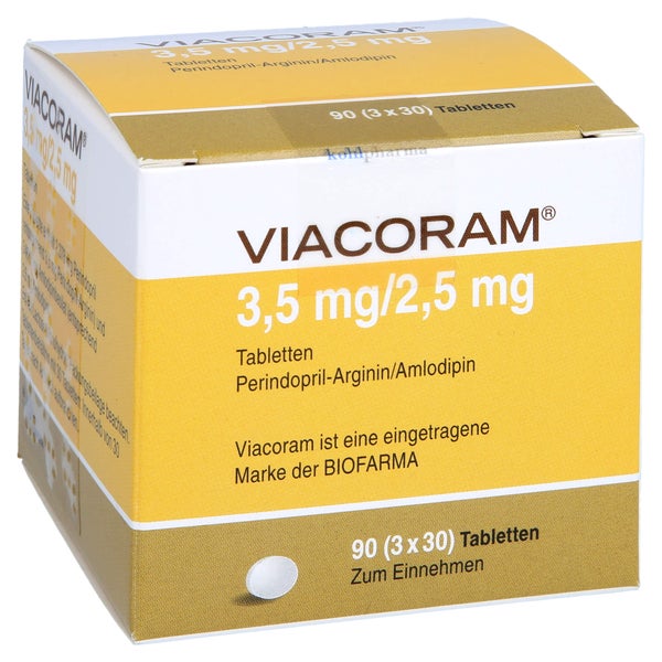 Viacoram 3,5 Mg/2,5 mg Tabletten 90 St