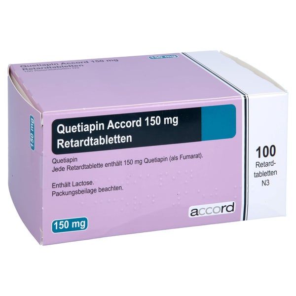 Quetiapin Accord 150 mg Retardtabletten 100 St