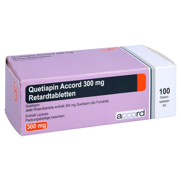 Quetiapin Accord 300 mg Retardtabletten 100 St