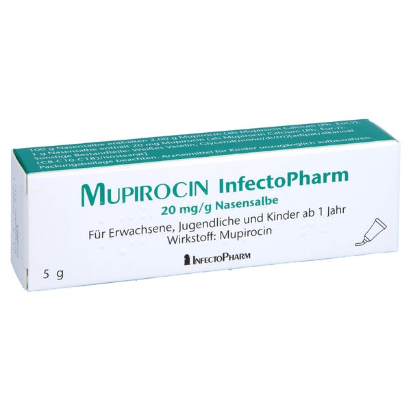 MUPIROCIN InfectoPharm 20 mg/g Nasensalbe 5 g
