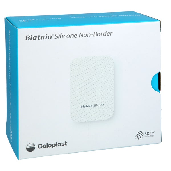 Biatain Silicone Non-border Schaumverb.5x7,5 Cm 10 St