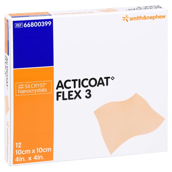 Acticoat Flex 3 10x10 cm Verband 12 St