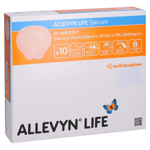 Allevyn Life Sacrum gr.21,6x23cm Silik.s 10 St