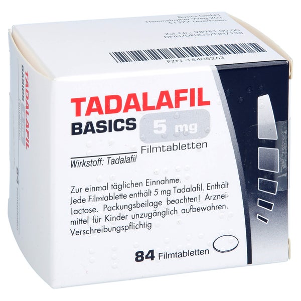 Tadalafil Basics 5 mg Filmtabletten 84 St