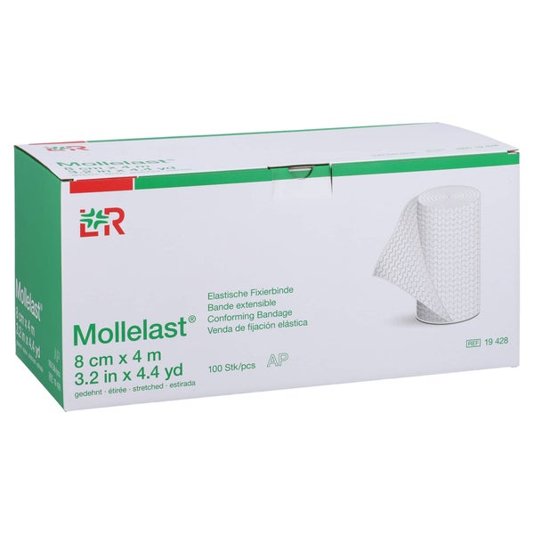 Mollelast Binden 8 cmx4 m weiß lose 100 St