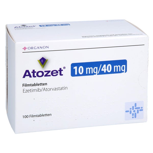 Atozet 10 Mg/40 mg Filmtabletten 100 St