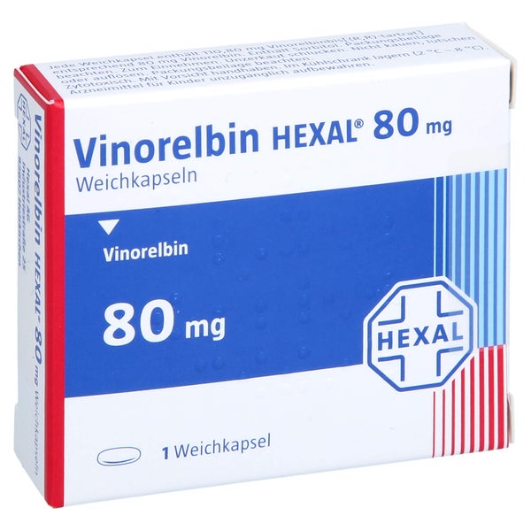 Vinorelbin Hexal 80 mg Weichkapseln 1 St