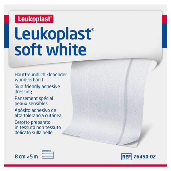 Leukoplast soft White Pflaster 8 cmx5 m 1 St
