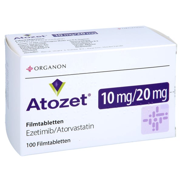 Atozet 10 Mg/20 mg Filmtabletten 100 St