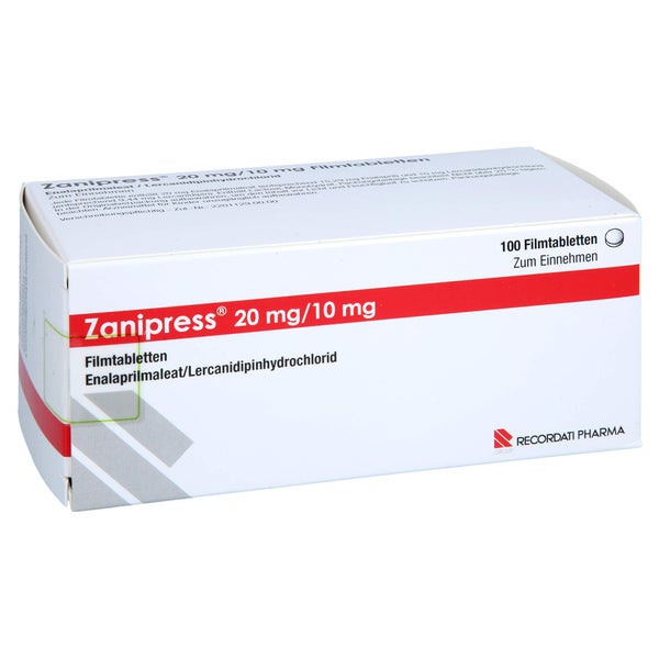 Zanipress 20 Mg/10 mg Filmtabletten 100 St