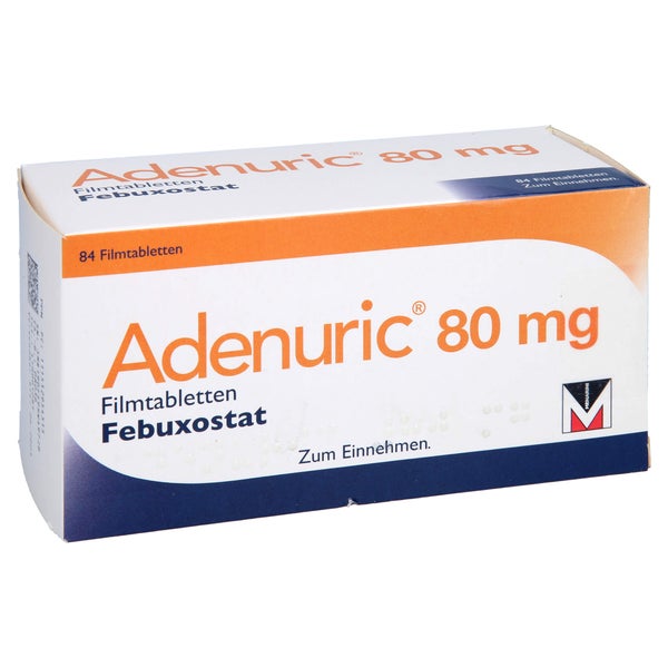 Adenuric 80 mg Filmtabletten 84 St