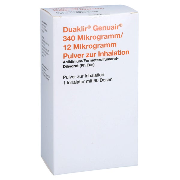 DUAKLIR Genuair 340 µg/12 µg Plv.z.Inhalation 60ED 1 St
