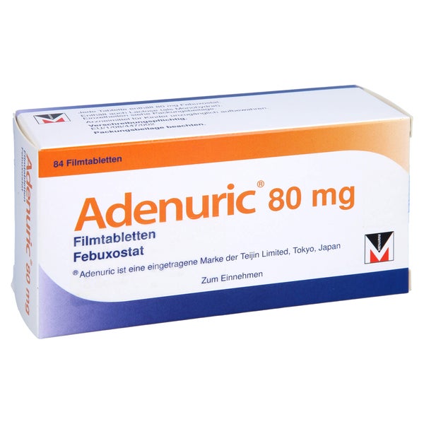 Adenuric 80 mg Filmtabletten 84 St