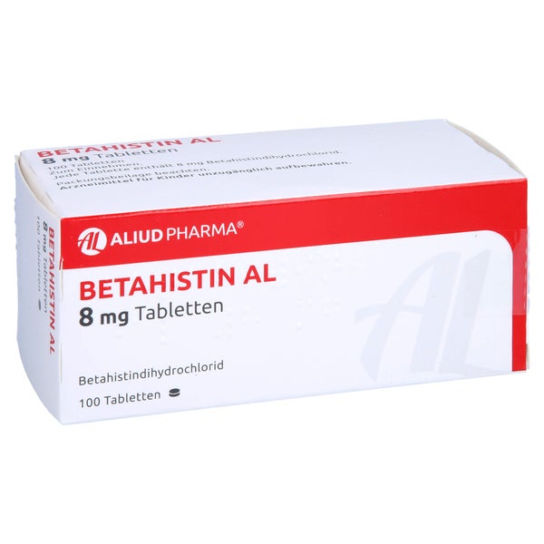 Betahistin AL 8 mg Tabletten 100 St