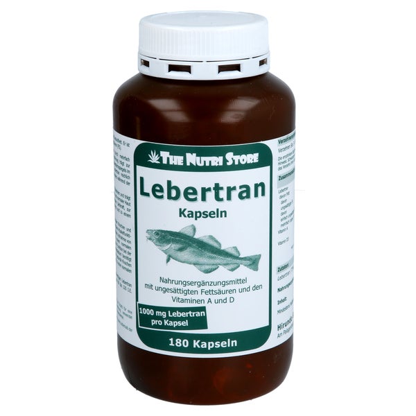 Lebertran 1000 mg Kapseln 180 St