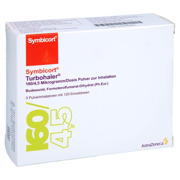 SYMBICORT Turbohaler 160/4,5 µg/Dosis 120 ED 3 St