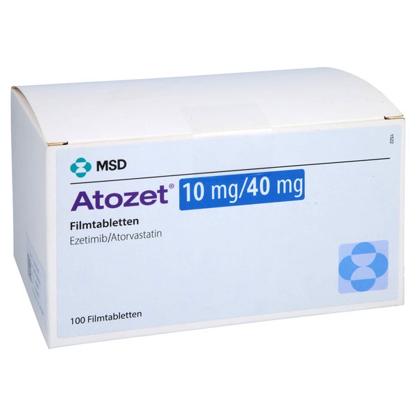 Atozet 10 Mg/40 mg Filmtabletten 100 St