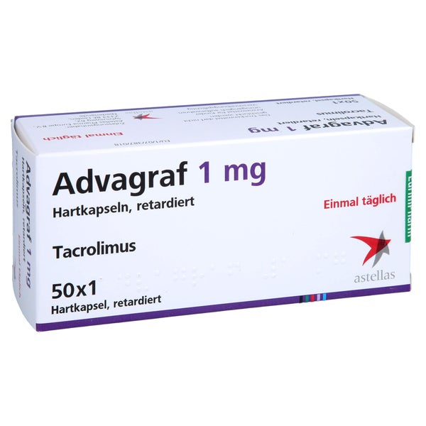 Advagraf 1 mg Hartkapseln retardiert 50 St