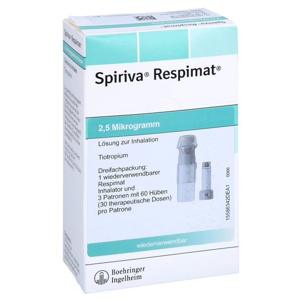 SPIRIVA Respimat 2,5 µg Lsg.z.Inh.wiederverwendbar 3X4,0 ml