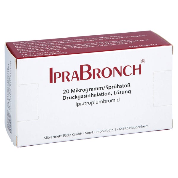 IPRABRONCH 20 µg/Sprühstoß Druckgasinhalation Lsg. 1X10 ml