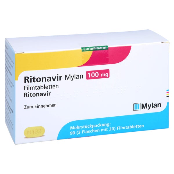 Ritonavir Mylan 100 mg Filmtabletten 90 St