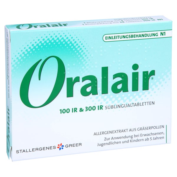 ORALAIR 5-Gräser Einleit.100/300 IR Sublingualtab. 31 St