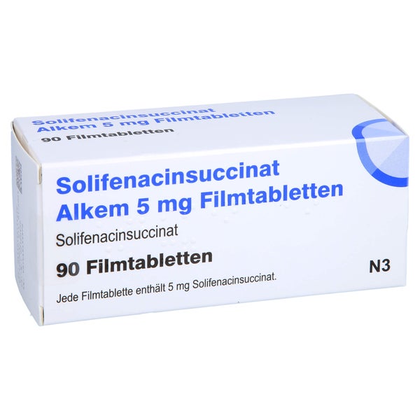 SOLIFENACINSUCCINAT Alkem 5 mg Filmtabletten 90 St