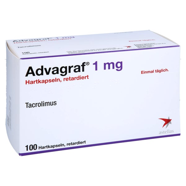 Advagraf 1 mg Hartkapseln retardiert 100 St