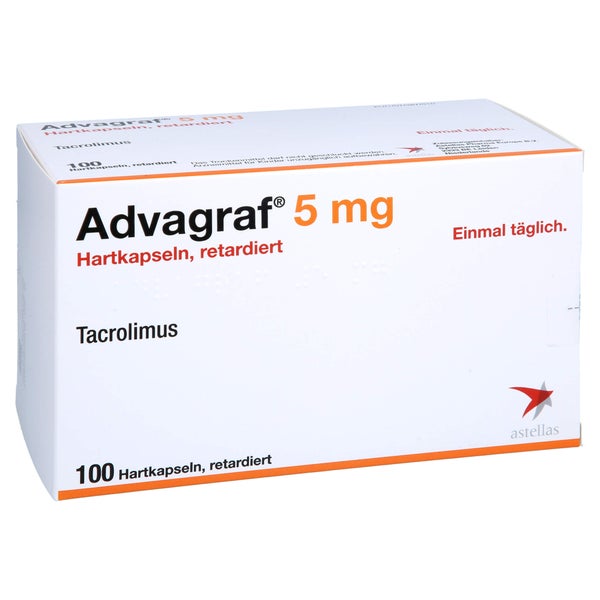 Advagraf 5 mg Hartkapseln retardiert 100 St