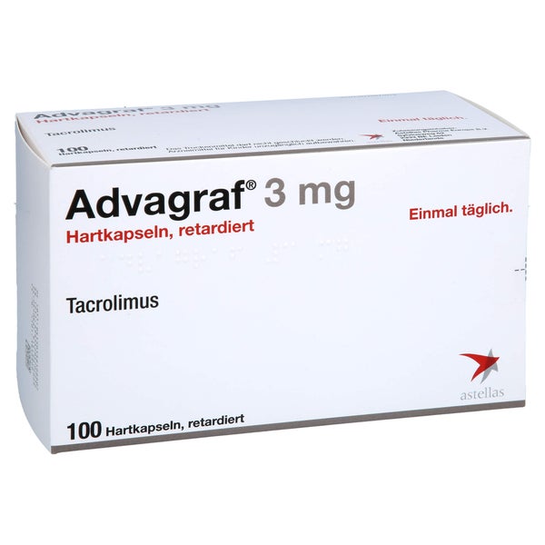 Advagraf 3 mg Hartkapseln retardiert 100 St