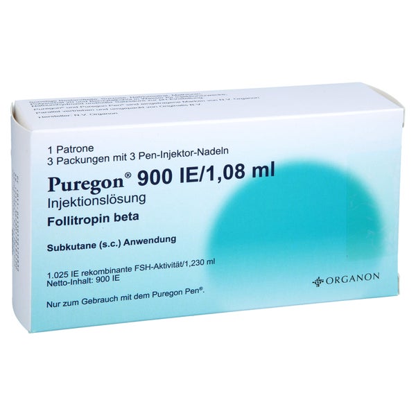 PUREGON 900 I.E./1,08 ml Injekt.-Lsg.i.Pat.+9 Nad. 1 St