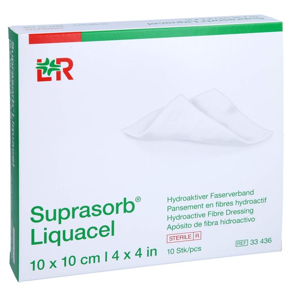 Suprasorb Liquacel Hydroakt.faserverb. 10 St
