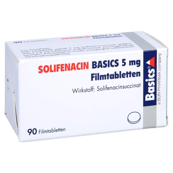 Solifenacin Basics 5 mg Filmtabletten 90 St
