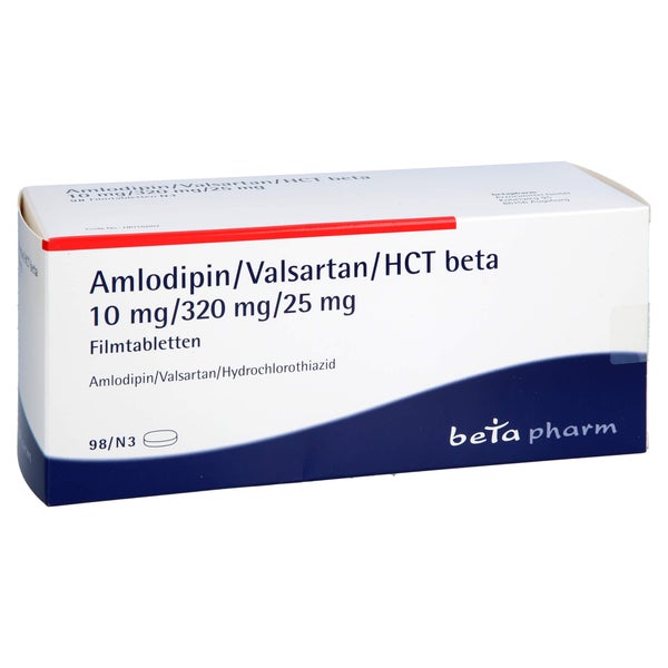 AMLODIPIN/Valsartan/HCT beta 10mg/320mg/25mg FTA 98 St