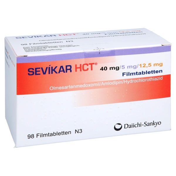 SEVIKAR HCT 40 mg/5 mg/12,5 mg Filmtabletten 98 St